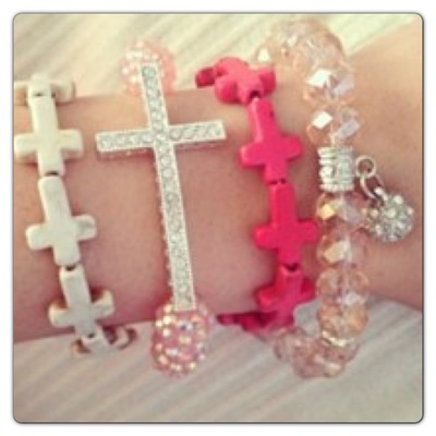 Pink arm candy set