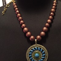 Charm Statement Necklace - Thumbnail 1