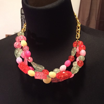 Beaded statement necklace - Thumbnail 4