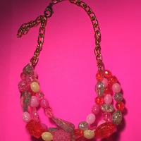 Beaded Statement Necklace - Thumbnail 3