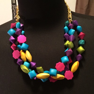 Beaded statement necklace - Thumbnail 5