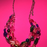 Beaded Statement Necklace - Thumbnail 3