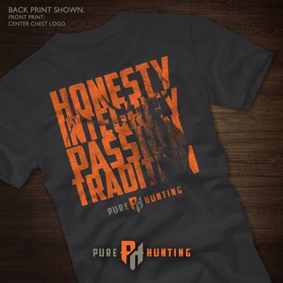Pure Hunting "Honesty" T-shirt - Black