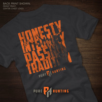 Pure Hunting "Honesty" T-shirt - Black