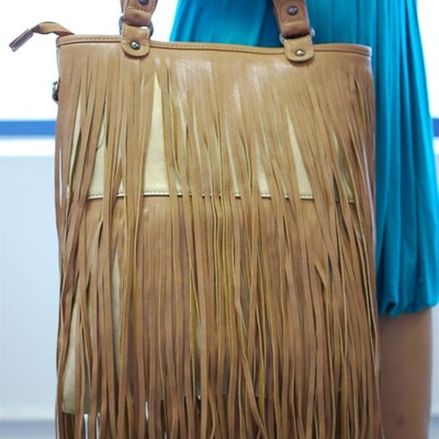 Fringe handbag
