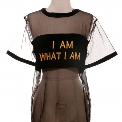 Kloe mesh tunic top