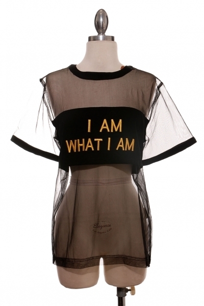 Kloe Mesh Tunic Top