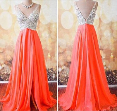 V-Neck prom dresses,Custom prom dress,Long Prom Dresses,Evening Dresses,Formal Dresses,prom dresses,15051332