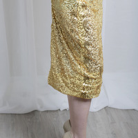 Party Girl Sequined Pencil Skirt  - Thumbnail 1