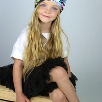 Magazine Cover Girl Beanie Hat - Thumbnail 1