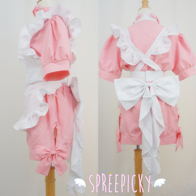 Cosplay costume custom made black butler ciel maid costume set sp140933
