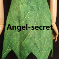 P156C Tinkerbell leaf print dress green rhinestones throughout the dress and sparkly straps - Thumbnail 3