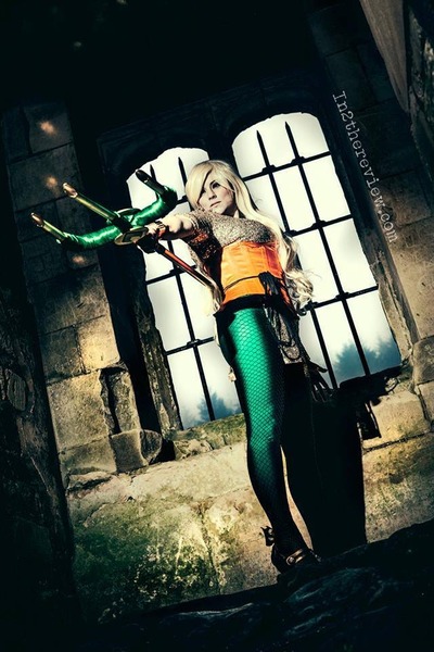 Aqua Woman Trident A4 Signed Print