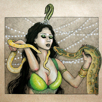 The snake dancer - 8x10" fine art print