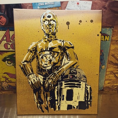 Droids canvas