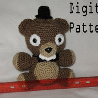 Crochet PATTERN: Freddy and Golden Freddy - Thumbnail 2