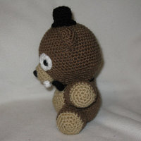 Freddy Fazbear plush Amigurumi - Thumbnail 1