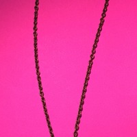 Chain Necklace with Center Circel  - Thumbnail 3