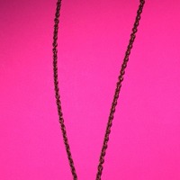 Chain Necklace with Center Circel  - Thumbnail 4