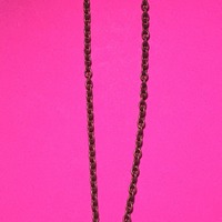 Chain Necklace with Center Circel  - Thumbnail 3