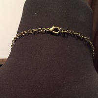 Chain Necklace with Center Circel  - Thumbnail 2