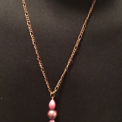 Chain necklace with charm  - Thumbnail 2