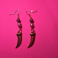 Drop Beaded Earrings - Thumbnail 1