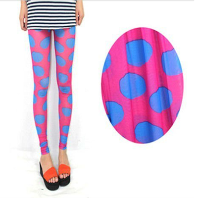 Pink polka dots legging