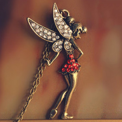 Fairy diamond pendant chain