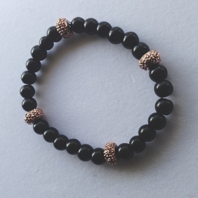 Black beads