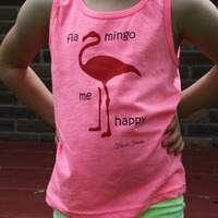 Flamingo Me Happy- Toddler and Kids - Thumbnail 4