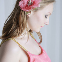 Chorus Girl Chiffon and Dupioni Tank - Thumbnail 4