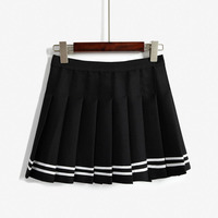 Free Shipping-STRIPED TENNIS SKIRT - Thumbnail 1