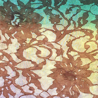 Bindya ombre floral lace print infinity scarf