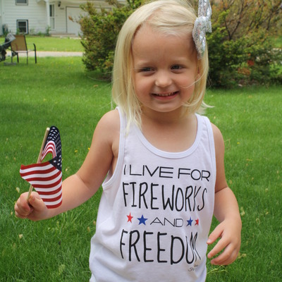 I live for fireworks and freedom- toddler - Thumbnail 3