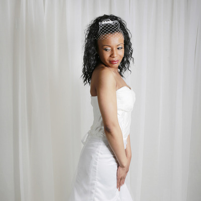 Jessica beaded bridal corset 