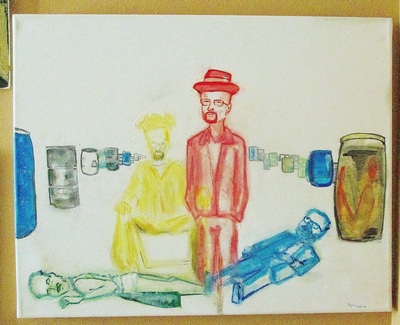 Heisenberg Hindenburg, a fan art painting 