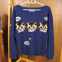 Three Cats Patterns Sweater - Thumbnail 2