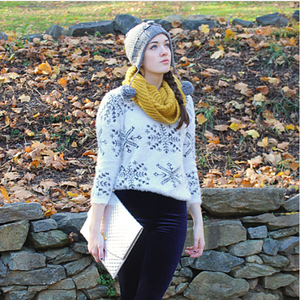 snowflake - the fuzzy sweater