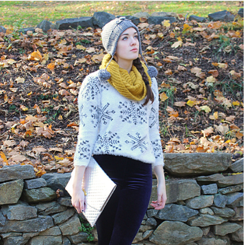 snowflake - the fuzzy sweater