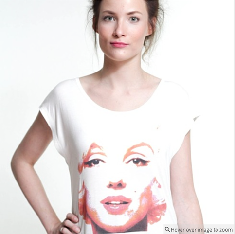 Rose Colored Marilyn Tee