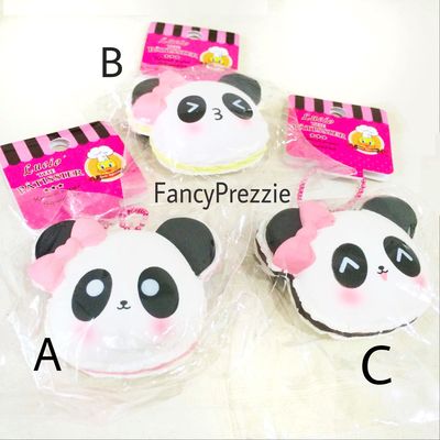 Rare mei mei cafe panda macaron squishy 
