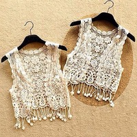 Crochet Vest - Thumbnail 2