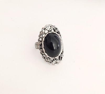 Black Onyx Boho Ring