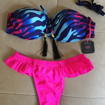 Neon animal print small 
