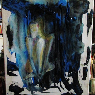 Fire cannot kill a dragon, a painting