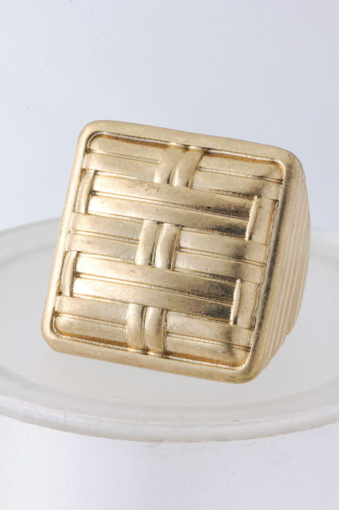 Lady Weave Pattern Ring