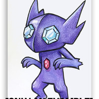 5X7" Original Art Pokemon Commission - Thumbnail 2