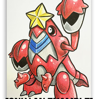 5X7" Original Art Pokemon Commission - Thumbnail 3