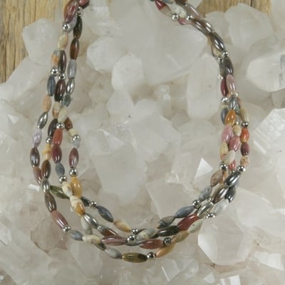 Mixed jasper necklace
